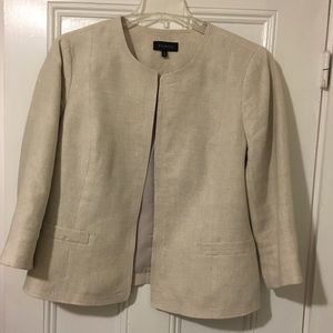 Talbots linen jacket